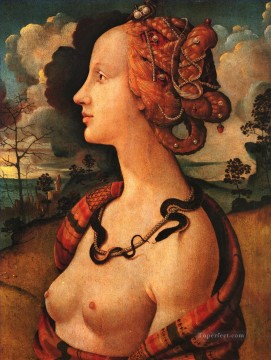 ピエロ ディ コジモ Painting - シモネッタ・ヴェスプッチの肖像 1480年 ルネサンス ピエロ・ディ・コジモ